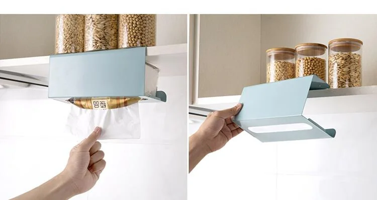 3 цвета, кухонный шкаф в японском стиле, вешалка для бумажных полотенец, железная коробка для салфеток,, коробка для салфеток из кованого железа, стойка для хранения