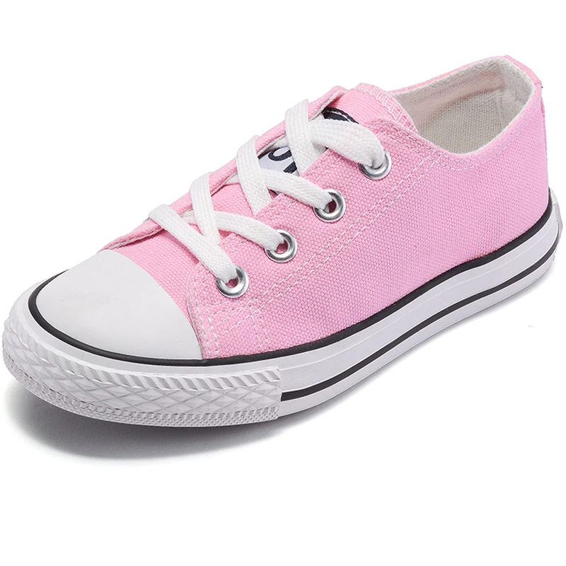 

Trend Fashion Canvas Soft Sneakers Children Casual Shoes White Footwear Girls Walking Shoes Outdoor Boys Flats Shoes Kid Zapatos