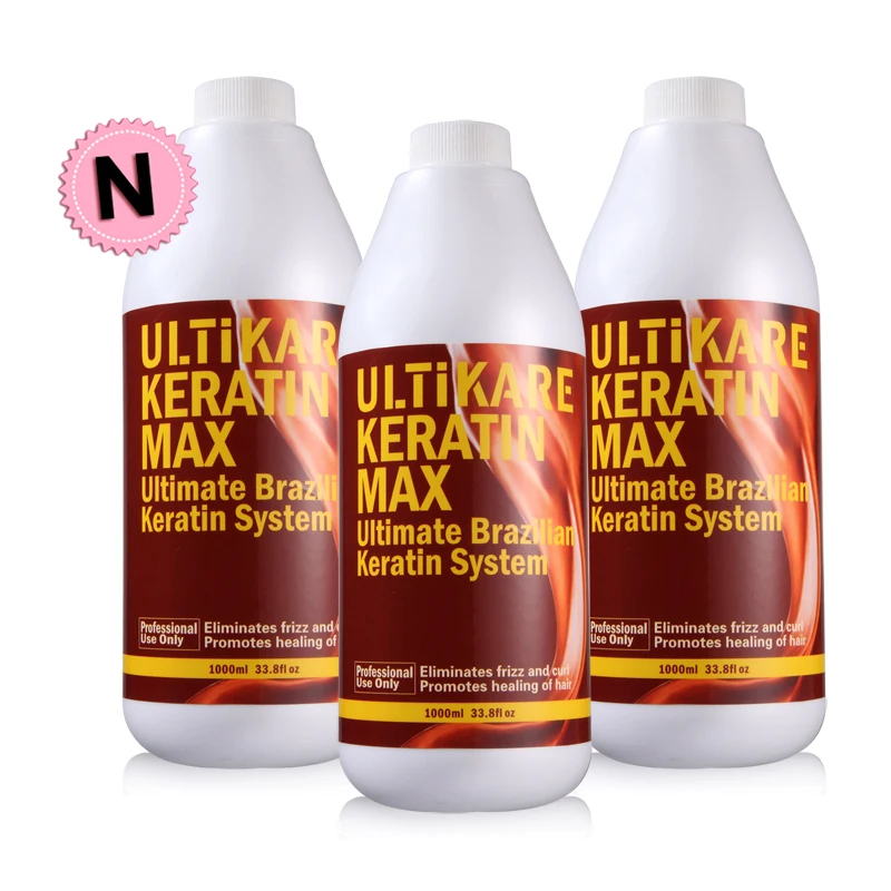 

3pcs professional Chocolate Ultikare Brazilian Moisturizing Treatment For Hair Care Repair Damaged Hair & Straighten hair Set