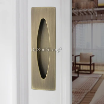 

Stunning Design 2PCS Recessed Concealed Sliding Door Cabinet Pulls Handles Cupboard Wardrobe Drawer Hidden Flush Handles Bronze