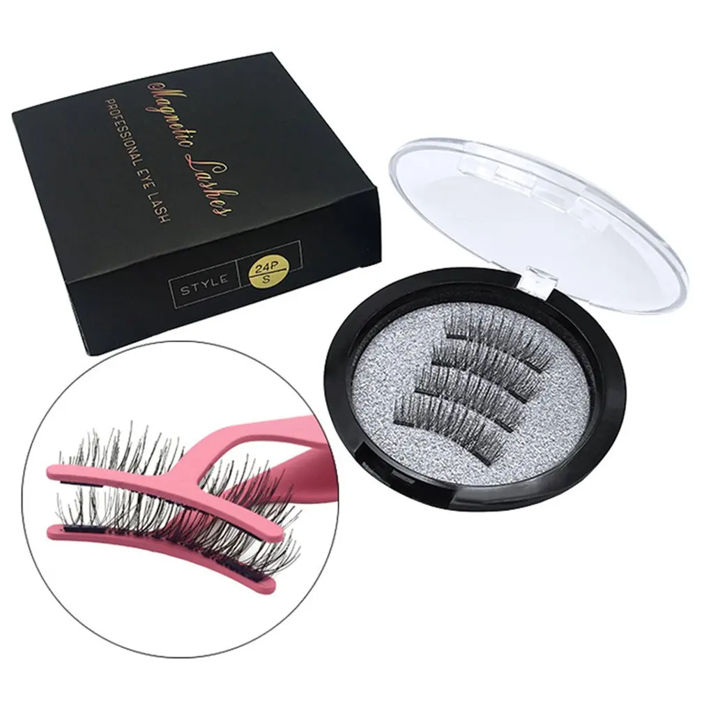

Eyelash Curler Beauty Tools Exquisite Design Portable Compact Magnetic Aids New Stainless Steel Tweezers