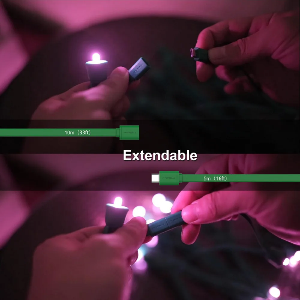  MIPOW PLAYBULB 10m Smart Christmas LED String Outdoor Xmas Decorations Party Lighting Colorful Ligh - 32767342348