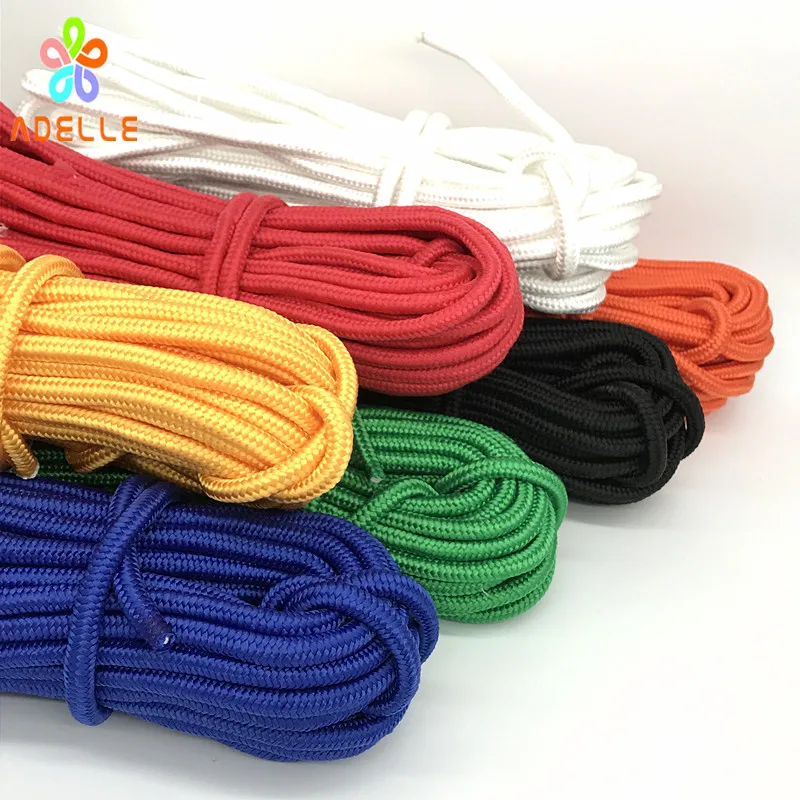 6 цветов 3 мм x 30 м плетеная нейлоновая веревка полипропиленовая веревка DIY аксессуар повесить бирку Связывание Одежда линия для парусного спорта