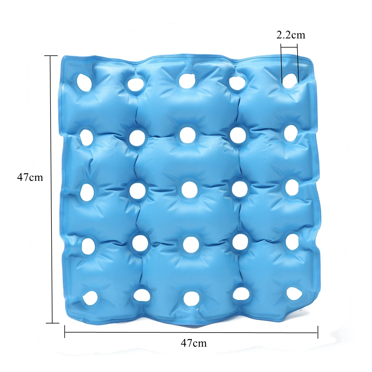Air Inflatable Cushion Seat Pad Waffle Type Anti Bedsore Decubitus