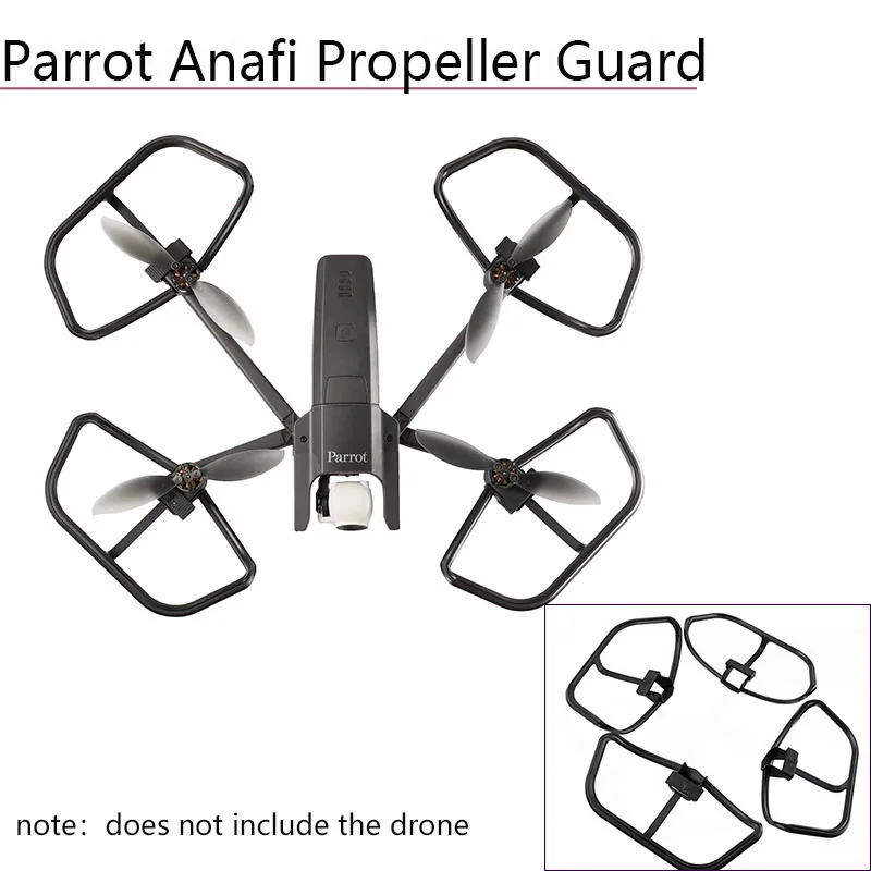 

Parrot ANAFI Extend Bumper Bar Propeller Guard Blade Ring Anti-explosion Anticollision 4PC Quick Release Circle Bumper Protector