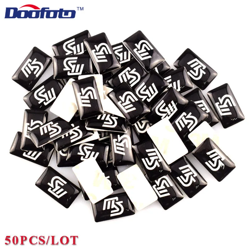 

Doofoto Car Styling Epoxy Resin Stickers For MS Mazda 3 Axela Speed Logo Atenza CX5 CX7 323 2018 2017 For Matsuda Emblems 50pcs