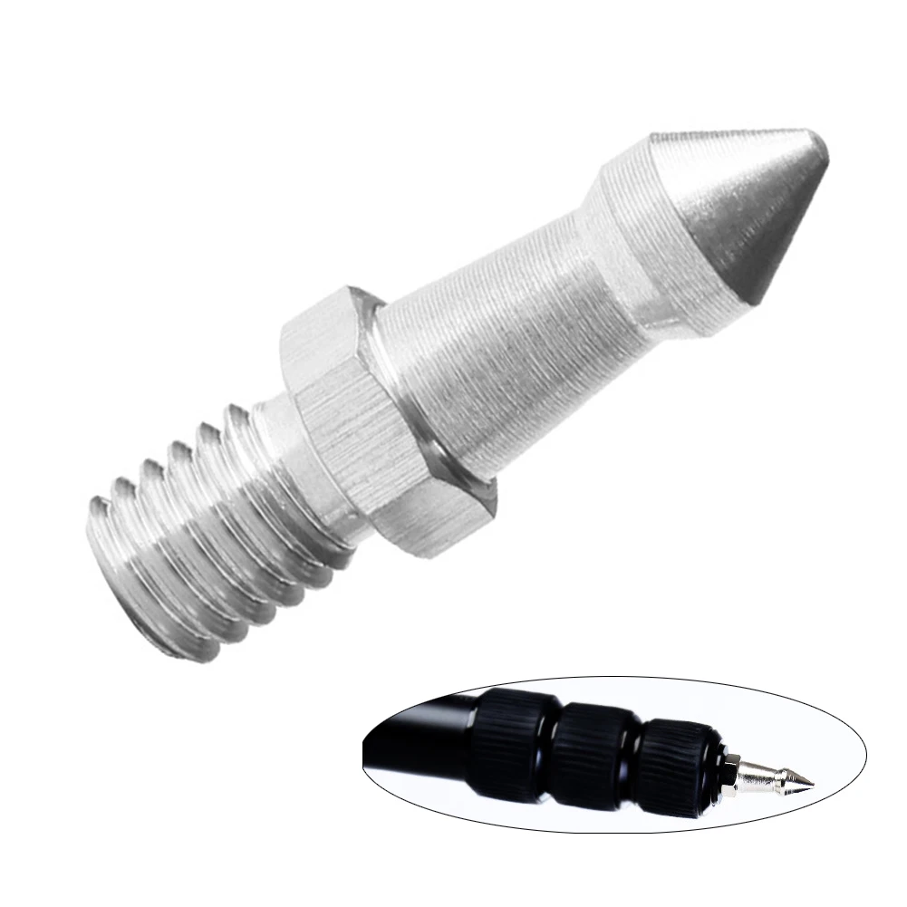 

3/8 Studio Accessories Durable Photography DIY Replacement Camera Thread Tripod Foot Stainless Steel Spike Stand Photo Screw