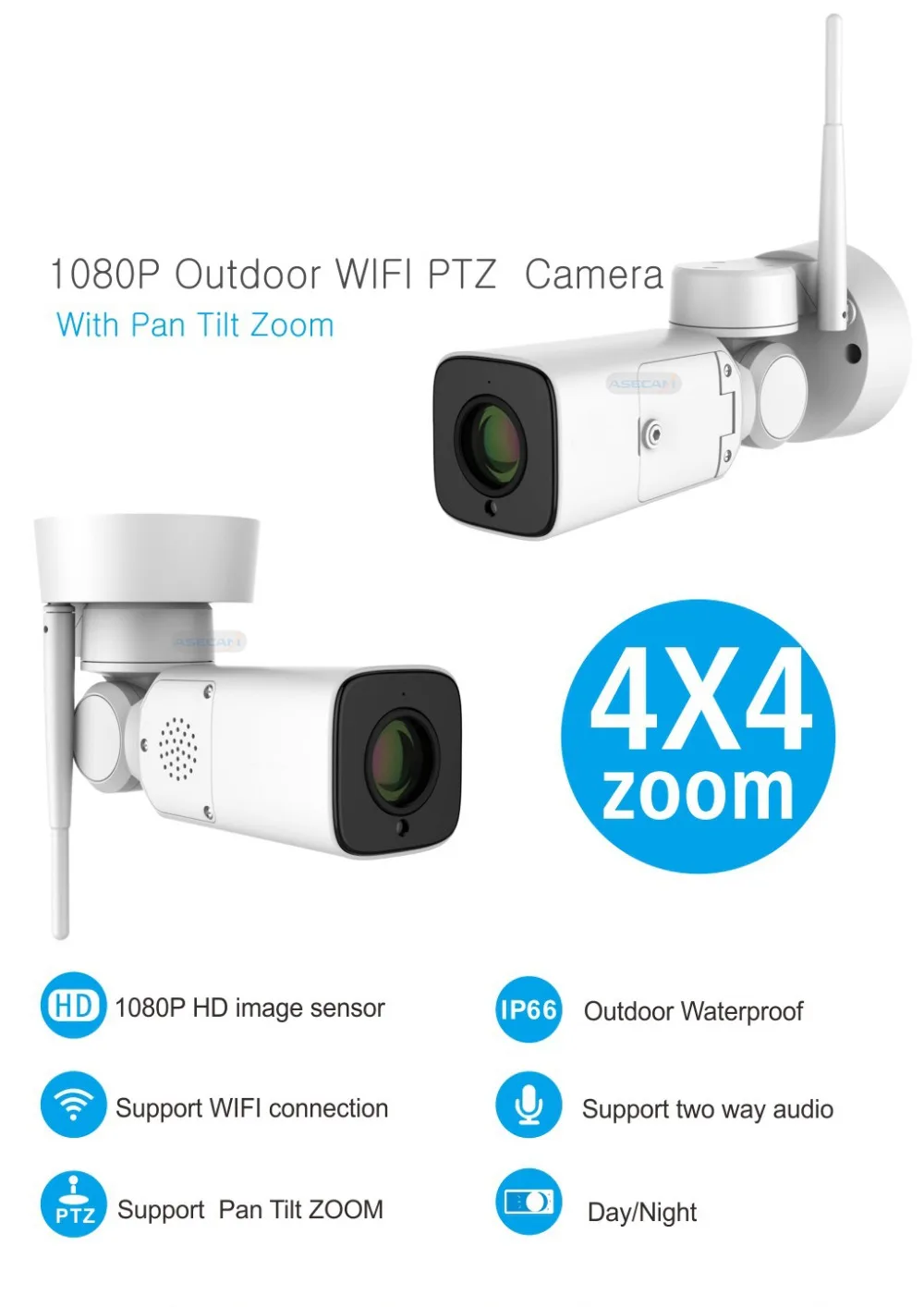 HD Wifi 1080P IP камера IMX323 Открытый PTZ беспроводной наблюдения авто зум объектив варифокальный P2P CCTV безопасности Аудио Микрофон