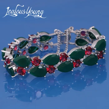 

Classice Mona Lisa Green Stone Bangles For Women Snap Button Jewelry Best Friendship Charm Bracelet AB002