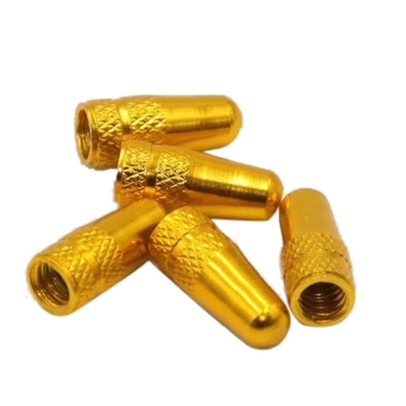 5Pcs/Set Bicycle Aluminum Alloy Valve Cap Dust Cover Protector For Road Mountain Bike Racing Dustproof Valve Cap Accessories