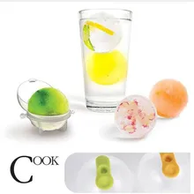 16 шт./партия, новая форма кубика льда, круглая формочка для мороженого, силиконовая форма для изготовления мороженого барные кухонные принадлежности, аксессуары