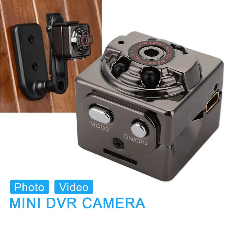 

Night Vision Sport Camera DV Mini Monitors HD DVR Camera Video Recorder SQ8 Mini Camera