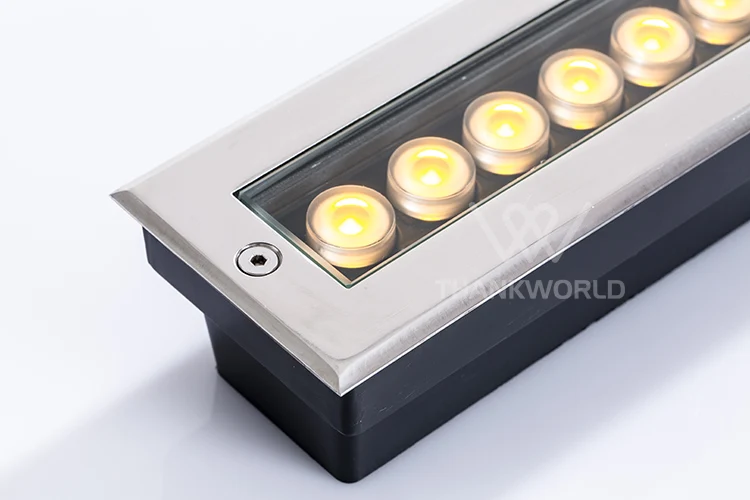 Luzes de Chão para o Caminho para o Jardim Luminaire Lâmpadas Subterrâneas Ip67 Retângulo Iluminação Inground Recesso Outood vw 6 w Led 6 led underground