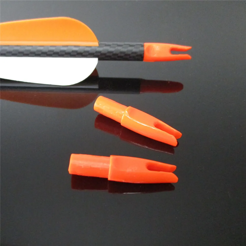 archery arrow nocks orange (2)