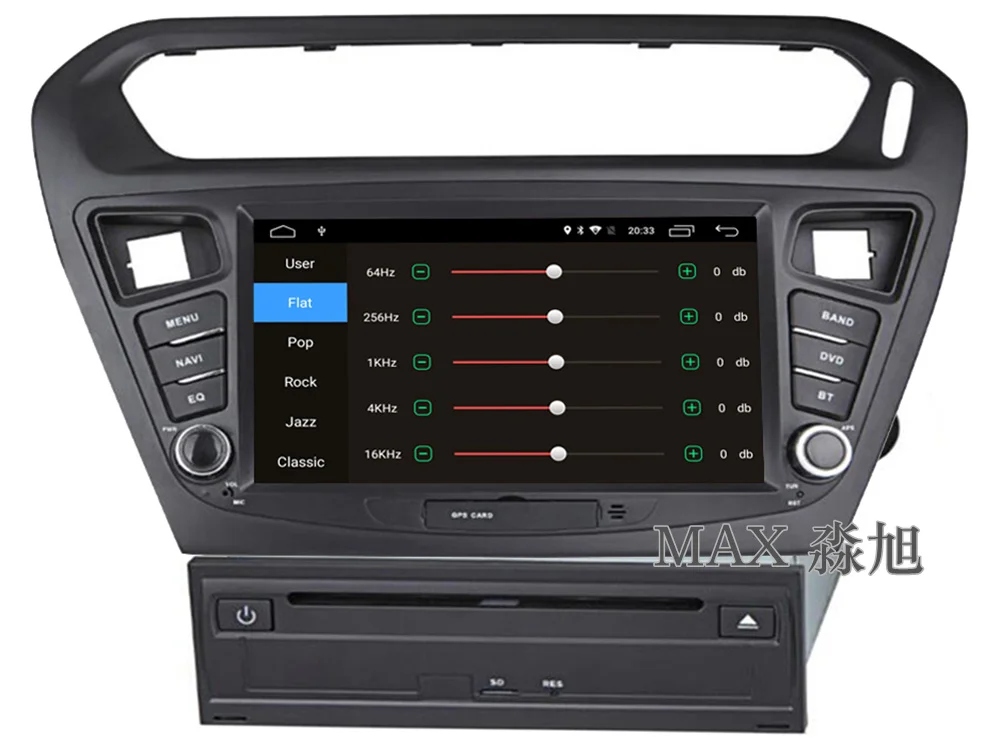 Clearance MAX 2G Car Radio GPS Navigation System For Peugeot 301 /Citroen Elysee CD Player Bluetooth call/music Free Map SWC Mirror Link 4