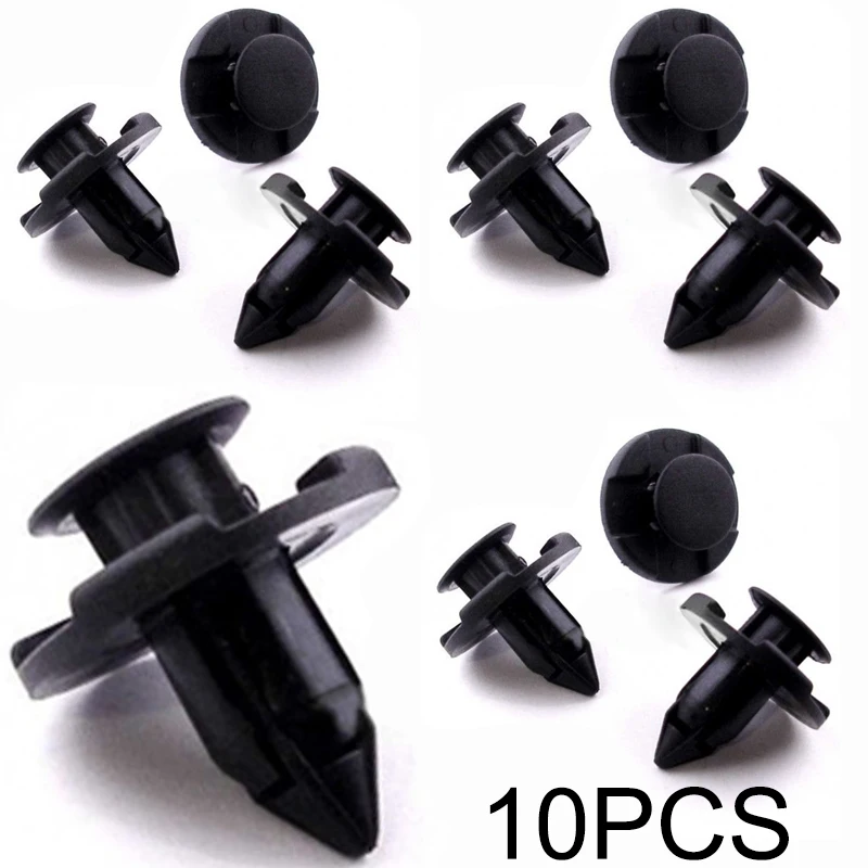 Buy 10Pcs 8mm Hole Plastic Bumper Trim Clips Grills