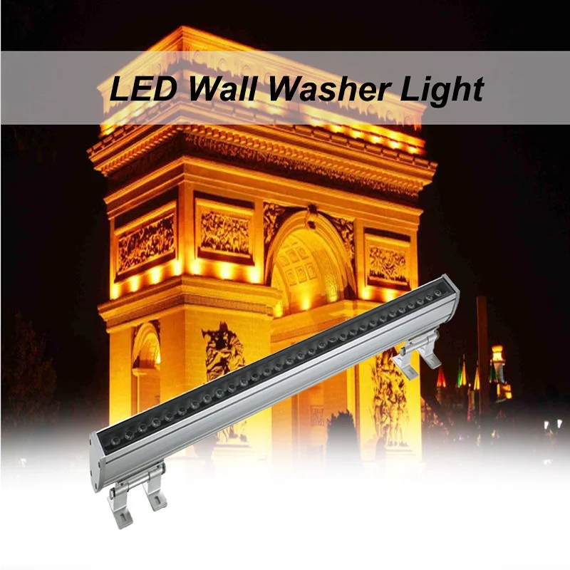 

50pcs/lot High Brightness Led Par Light Wall Washer Led Flood Light Outdoor Projector Stage Light 36W IP65 Waterproof RGB DMX512