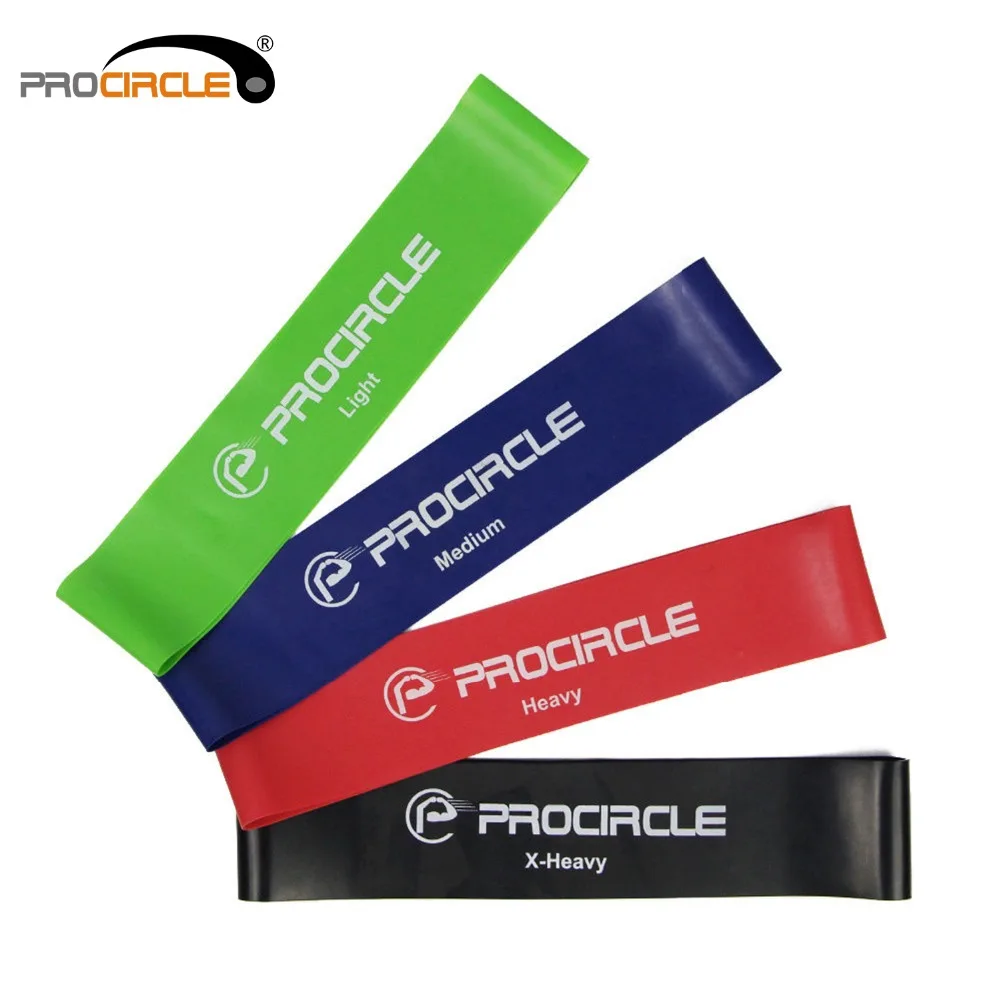PROCIRCLE Resistance Workout Bands Loop Band Set for legs and butt Physical Therapy Fitness Exercise 12 * 2 inches PROCIRCLE Resistance Workout Bands Loop Band Set for legs and butt Physical Therapy Fitness Exercise 12 * 2 inches