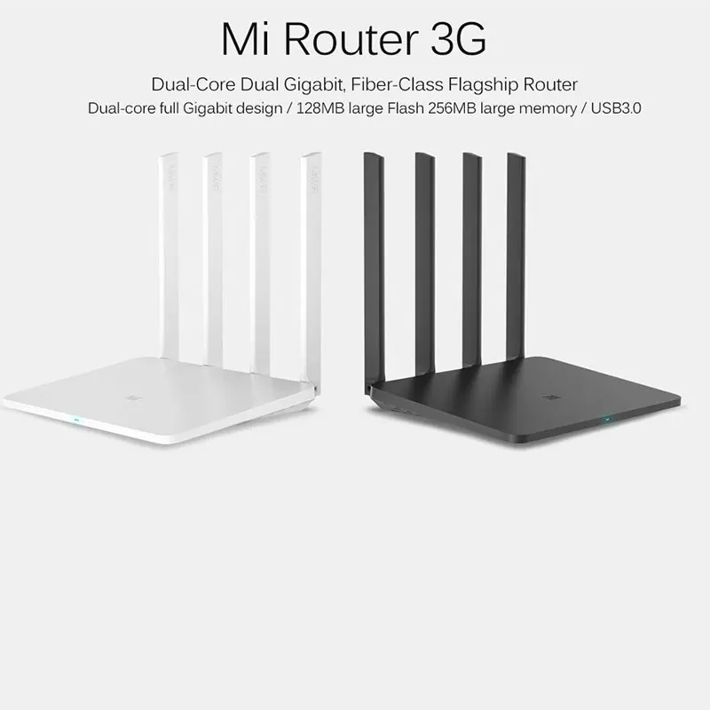 Xiaomi Mi маршрутизатор 3g WiFi ретранслятор 2 4G/5G 1167 Мбит/с 802.11ac двухдиапазонный 256 Мб