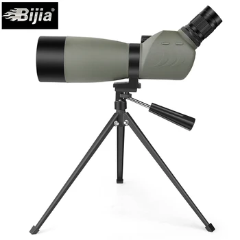 

BIJIA 20-60x60 bird watching telescope BAK4 prism zoom monocular waterproof spotting scope with tripod