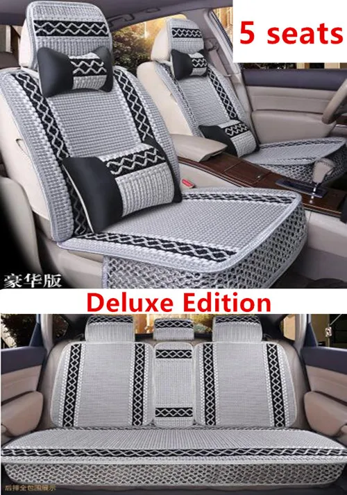 Шелковые чехлы для сидений автомобиля для hyundai solaris ix35 i30 ix25 Elantra accent tucson Sonata автомобильные аксессуары - Название цвета: 5 seats BB