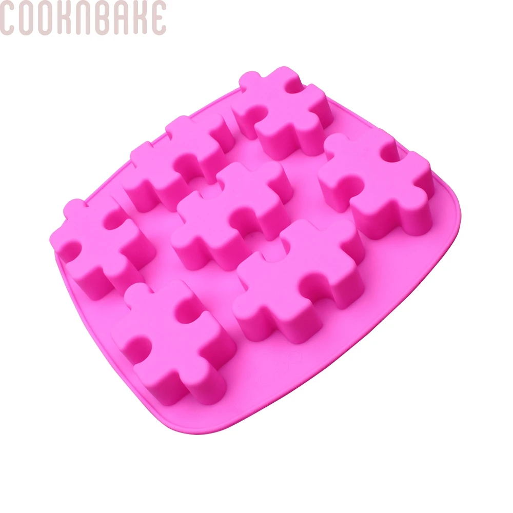 COOKNBAKE DIY chocolate mold The shape of Jigsaw Puzzle Ice Cube Tray jello pudding CDL-033 | Дом и сад