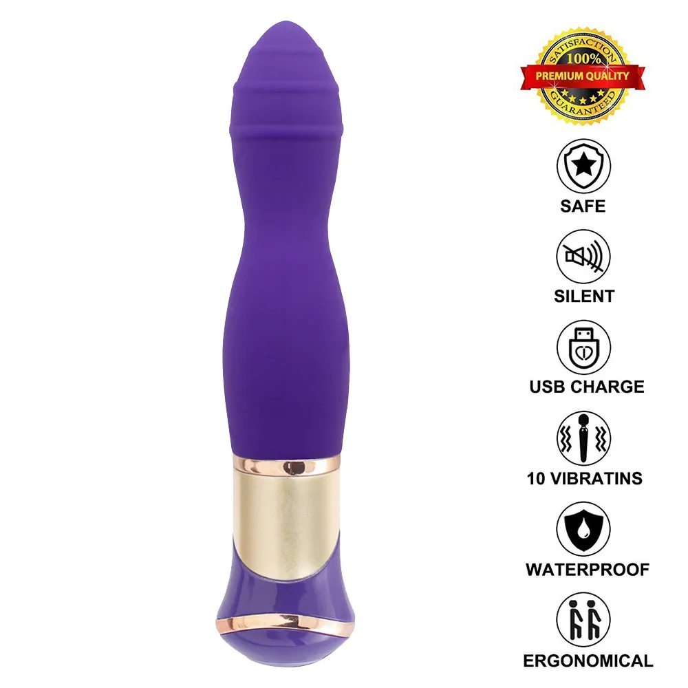 Lsexy Porno вибратор Seks Letdown Женский 10 Частотный USB зарядка Вибратор массажер для