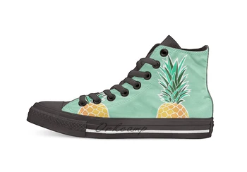 

Pineapple Casual High Top Canvas shoes sneakers Light Walking Shoes