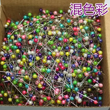 

plastic round fead in steel inox point push spills map to head table spill mast buttons pins needles office school supply