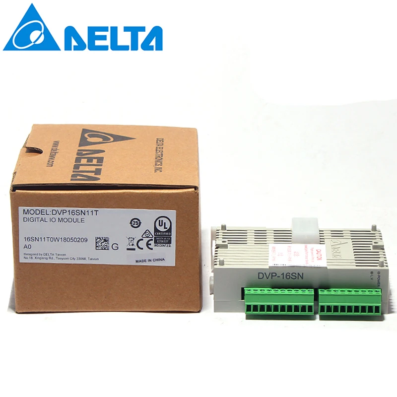 

Original Delta DVP16SM11N DVP16SN11T PLC controller DC24V 16DI Digital Module