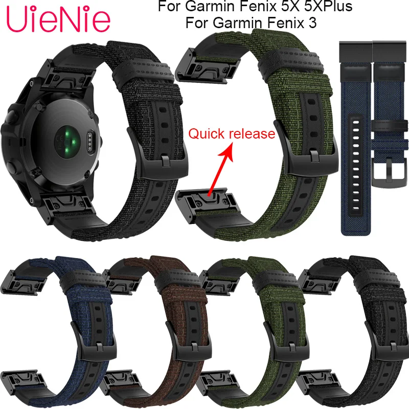 

26mm Quick release band For Garmin Fenix 5X 5XPLUS smart watch wristband For Garmin Fenix 3 bracelet replacement accessories