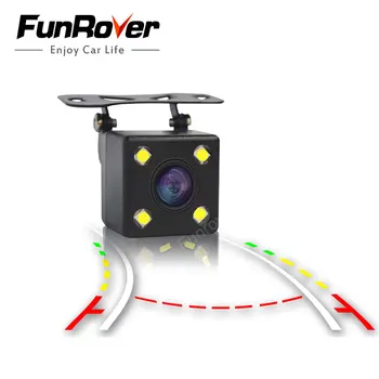 

Funrover Intelligent Dynamic Trajectory Tracks Rear View Camera HD CCD Reverse Backup Camera Auto Reversing Parking Assistance