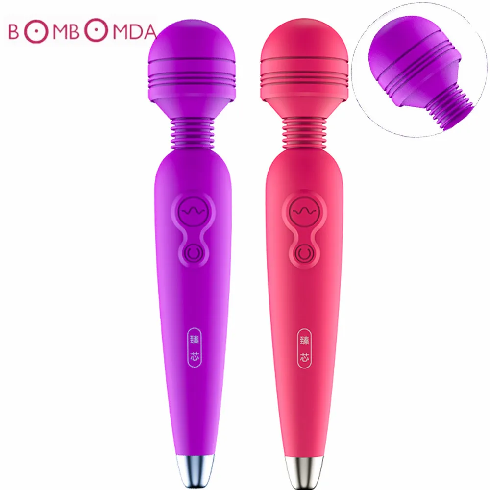 AV Vibrator Clitoris Stimulation 10 Speeds Magic Stick Dildo Body Massager Sex Toys For Women Products USB Power | Красота и здоровье