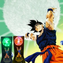 Новинка Dragon Ball Goku прочные бомбы красочные ночные светильники 110 В 220 В украшение на стол для дома лампа ЕС США штекер синий красный зеленый Освещение