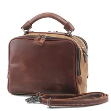 Women High Quality Canvas+Genuine Cow Leather Vintage Handbags Brand Shoulder Bag Female Messenger Bag Girl Tote Bolsa sac