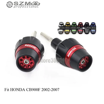 

For HONDA CB900F CB900 F HORNET 919 2002-2007 Frame Slider Crash Protector Bobbins Falling Protection Motorcycle LOGO REPSOL
