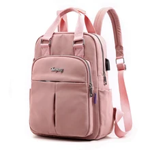 Best Price Diaper Backpack newborn baby care Nursing nappy bag backpack mummy maternity bags with USB Outdoor Handbag BXY039