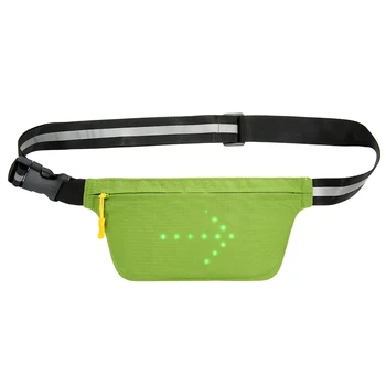

/LED Signal Light Lightweight USB Rechargeable Reflective Waist Belt Outdoor Sport Safety Bag Fanny Pack Bag for Cycling Running