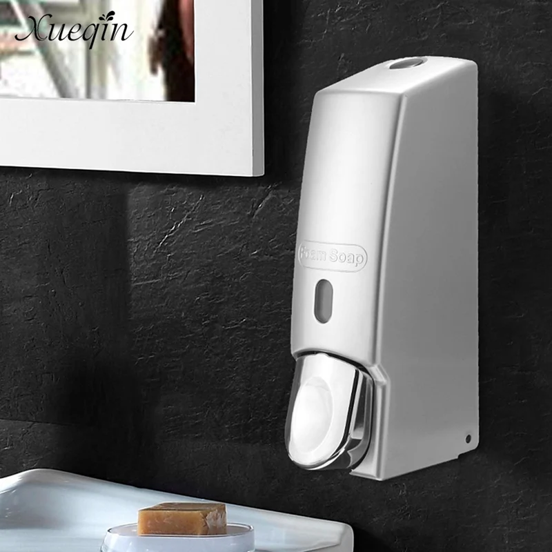 Xueqin 600ML Hotel Bathroom Foam Soap Dispensers Shower Lotion Shampoo Bottle Holder Liquid Soap Pumping Dispenser Xueqin 600ML Hotel Bathroom Foam Soap Dispensers Shower Lotion Shampoo Bottle Holder Liquid Soap Pumping Dispenser