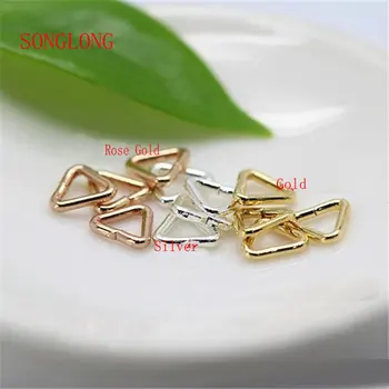 

lobster clasp raw brass jump ring Triangular Ring Closed or May open loop open bezel diy metal fittings Wholesale lots