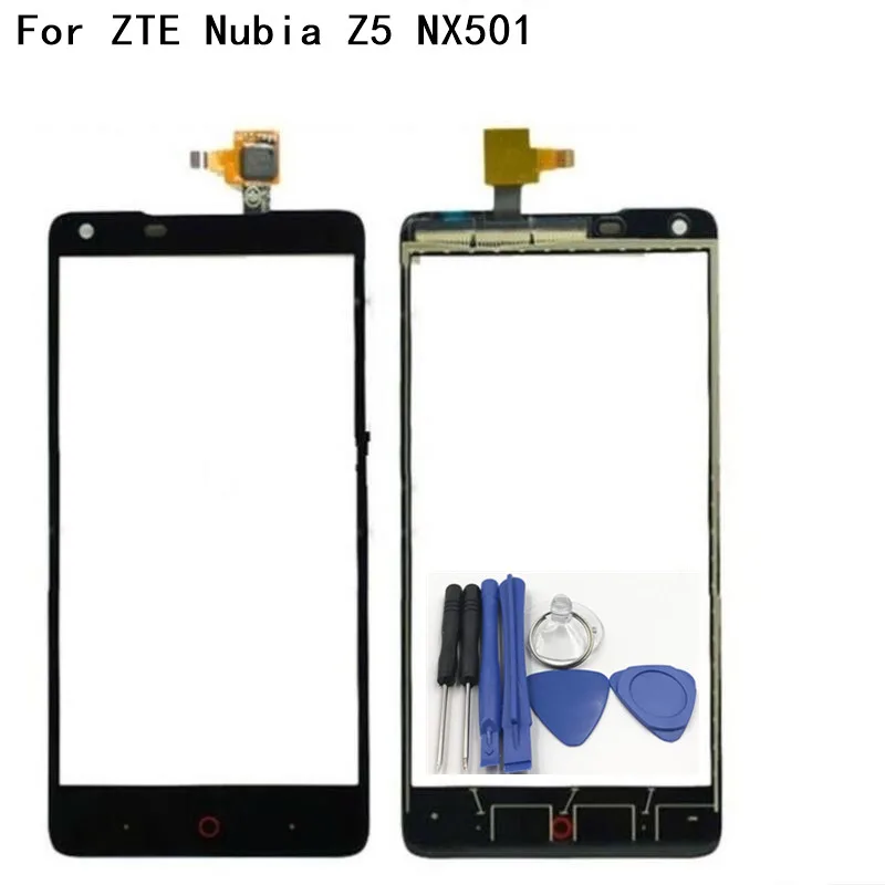 Для zte Nubia Z5 NX501 Сенсорный экран планшета Сенсор Замена тачскрин, аналагово-Панель cовершенная ремонтная Запчасти