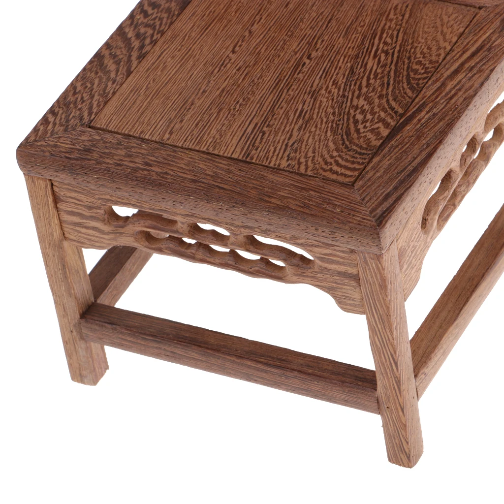 1/6 Wooden 3 Layer Bonsai Shelf Display Table Furniture for Hot Toys Figures   Dollhouse Blythe BJD Dolls Accessory