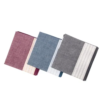 

New Classic Pattern Unisex Multicolor 100% Cotton Handkerchiefs 43*43cm Square Stripe Plaid Handkerchiefs