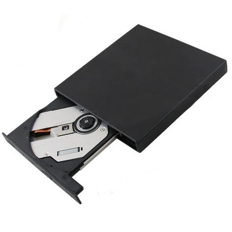 Slim Portable USB External DVD Drive 8X DVD ROM Combo Player 24X CD R