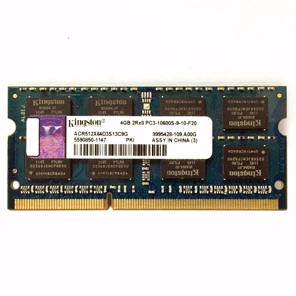 Kingston chipset Memory RAM Memoria Module Notebook laptop 1gb 2gb 8gb 4GB 4G PC3 DDR3 1333 1600 MHZ 10600 12800 RAM