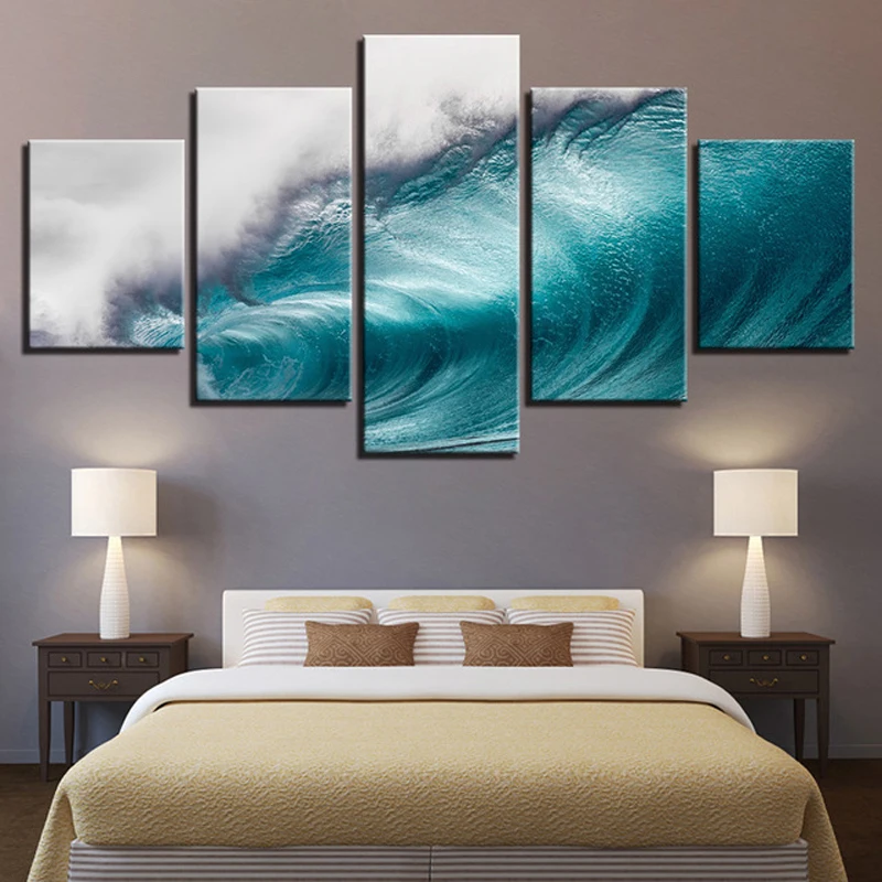 Buy 5 pcs diy Diamond Painting Ocean Sea Wave Seascape