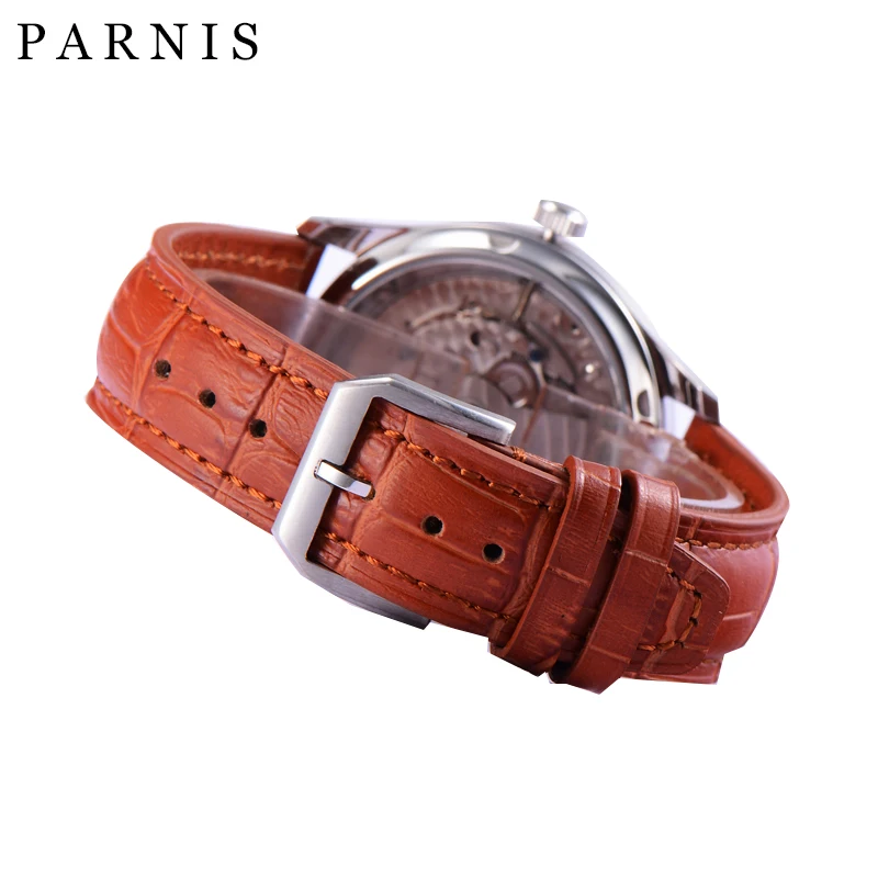 43mm White Dial Automatic Men's Watch for Parnis