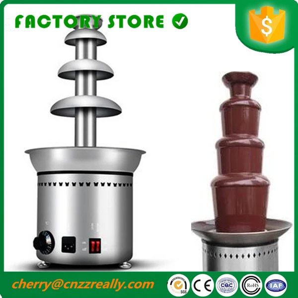 

Commercial 3 Tier 304 stainless steel Chocolate Fountain Fondue Event Wedding Children Christmas Waterfall Machine