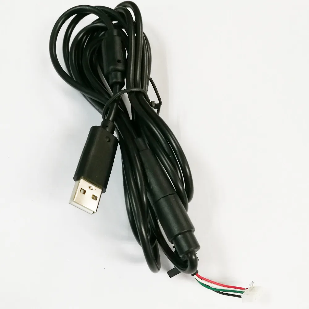 Черные и серые, 4 Pin проводной контроллер Интерфейс USB кабель для передачи данных аварийное отсоединение кабеля для xbox 360 контроллер