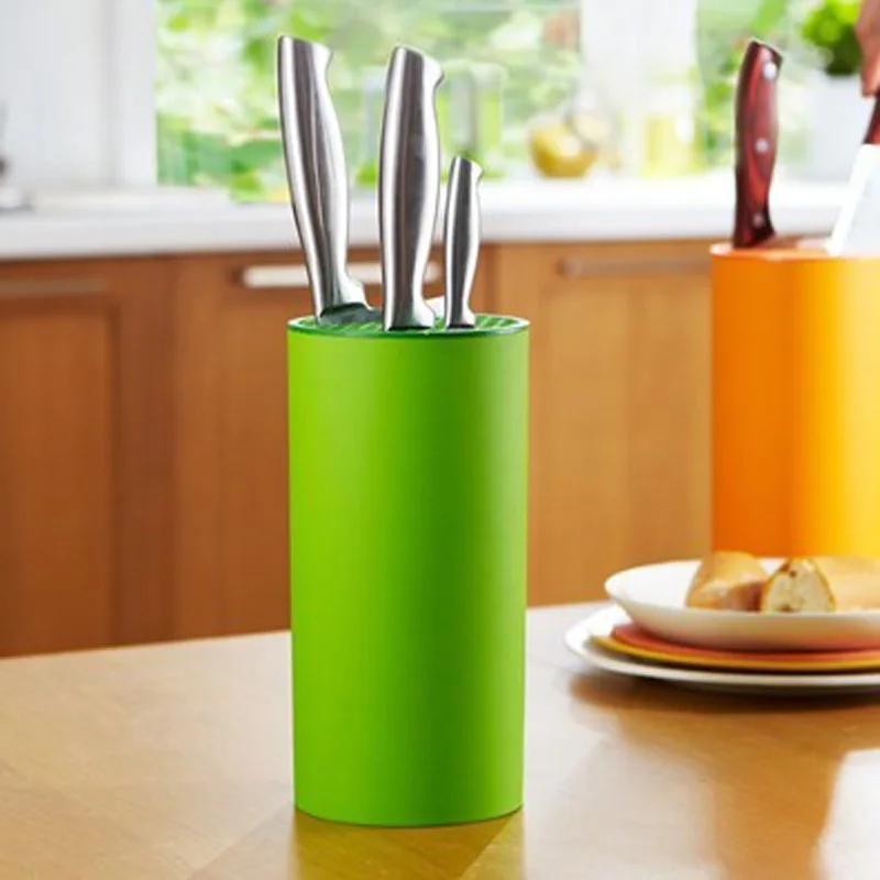Модный кухонный пластиковый держатель нож керамический нож стойка креативная подставка для кухонных ножей гибкий держатель инструмента хорошие ножевые блоки